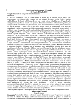 Inghilterra-Scozia e un po`D`Irlanda