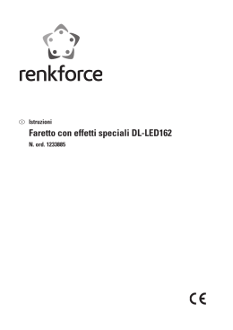 Faretto con effetti speciali DL-LED162