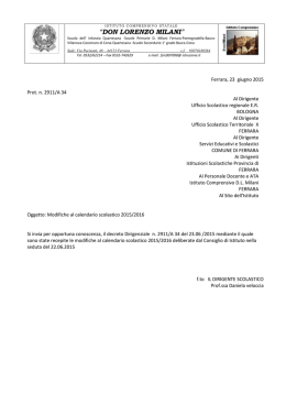 Sospensione lezioni luned&igrave; 7 dicembre 2015