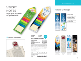 Sticky notes - Every Day - Comunicazione e pubblicità