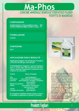 CONCIME MINERALE SEMPLICE FÙSFATICÙ FLUIDO