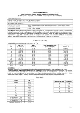 sintesi ccnl commercio