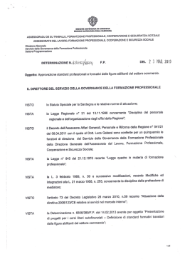 Determinazione n. - Camere di Commercio