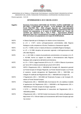 Determina Approvazione Direttive di Attuazione (05/2015)