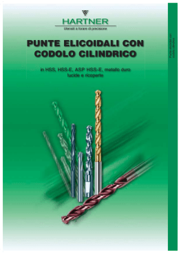 PUNTE ELICOIDALI CON CODOLO CILINDRICO - Pan