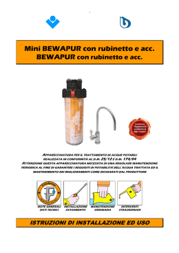 Mini BEWAPUR con rubinetto e acc.