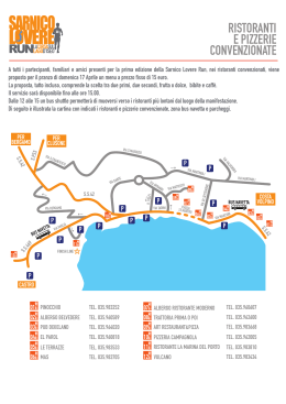 cartina ristoranti - Porto Turistico di Lovere