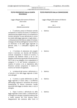 testo approvato da commissione - Consiglio regionale