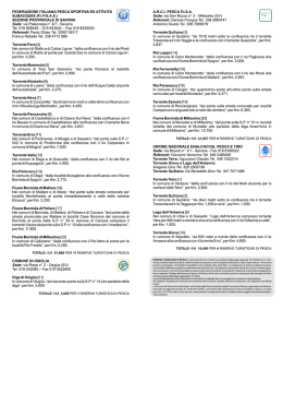 Informazioni - Provincia di Savona