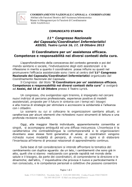 11^ Congresso Nazionale dei Caposala/Coordinatori Infermieristici