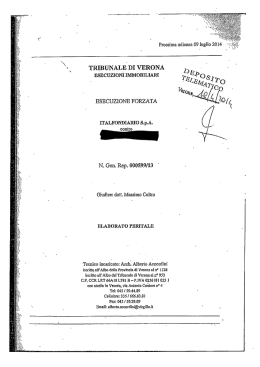 \"\ TRIBUNALE DI VERONA n "
