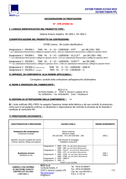 SISTEMI FUMARI ACCIAIO INOX SISTEMI FUMARI PPs