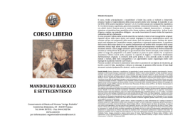 Page 1 MANDOLINO BAROCCO E SETTECENTESCO