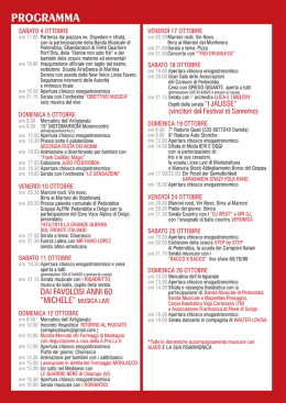 scarica il programma marroni monfenera programma 2014