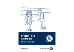 Montaggio, uso e manutenzione: Sollevatori Telescopici BPW