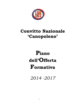 POF 2014-2017 - Convitto Nazionale Canopoleno