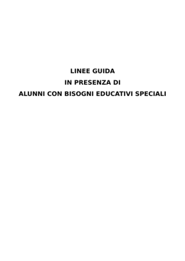 Linee guida BES-DSA
