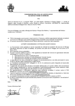 TDS&rdquo;, con sed - Comune di Moniga del Garda