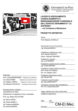 Untitled - Amici della Biblioteca Universitaria di Pisa