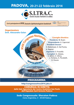 PADOVA, 20-21-22 febbraio 2014 - Centro Studi Salmoiraghi&Vigan&ograve;