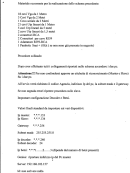 Installazione e collaudo Negozio