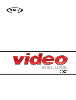 MAGIX Video deluxe 2007