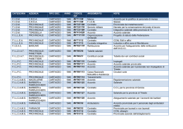 CATEGORIA AZIENDA TIPO DOC. ANNO CODICE RIF