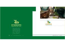 P R O D O T T I 2 0 0 9 o l i o d a d d a t o . i t