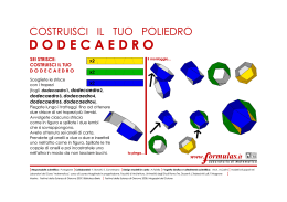 COSTRUISCI IL TUO POLIEDRO D O D E C A E D R O