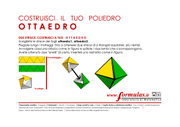 COSTRUISCI IL TUO POLlEDRO O T T A E D R O