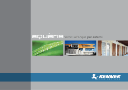 Vernici all`acqua per esterni