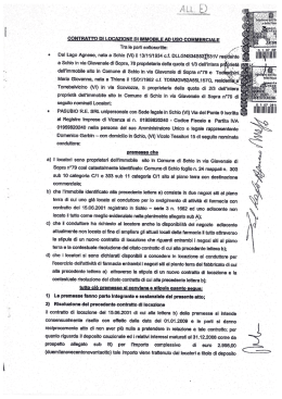 Allegato E) contratto di locazione
