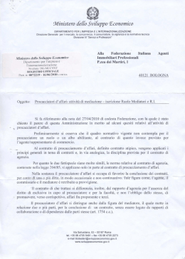Ministero cfe[[o [uppo Economico