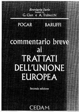 Commentario (copertina, autori e indici)