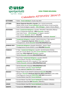 Calendario attività 2014-2015 ultimo