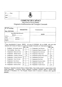 delibera C.C. n 57/2012