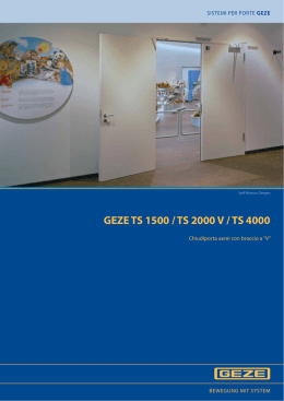 GEZE TS 1500 / TS 2000 V / TS 4000