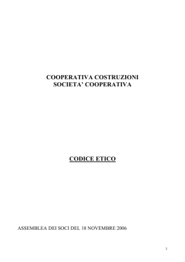 COOPERATIVA COSTRUZIONI SOCIETA` COOPERATIVA CODICE