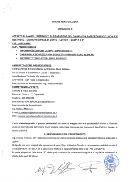 verbale 3 - Unione Reno Galliera