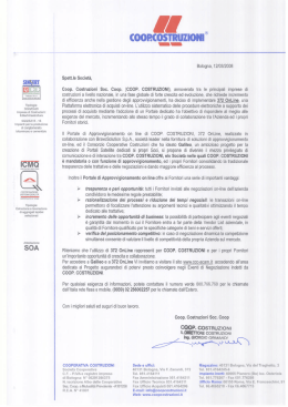 sgqiea15 - 16 - Portale di Approvvigionamento di Coop. Costruzioni