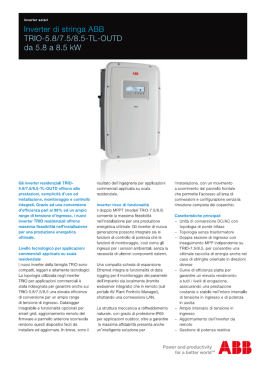 Inverter di stringa ABB - TRIO-5.8_7.5_8.5-TL-OUTD - da 5.8