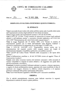 Ordinanza sulla quiete pubblica