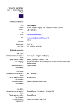 Via Pier Tommaso Pugliesi, snc &ndash; Corigliano Calabro