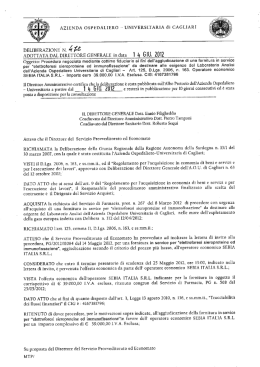 Deliberazione n. 472 del 14.06.2012
