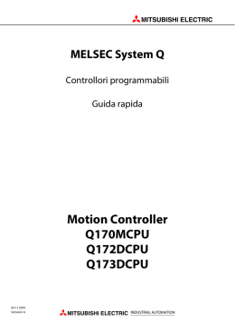 MELSEC System Q &ndash; Controllori programmabili