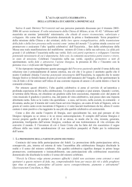 Magnoli - celebrazione eucaristia
