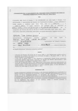 A.S. 2014-15 Convenzione università Perugia