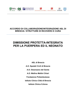 Dimissione protetta-integrata per la puerpera e il