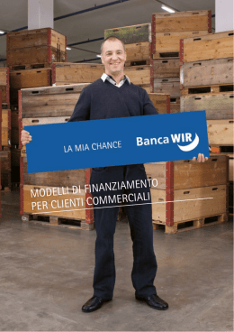 Prospetti - Modelli di finanziamento per clienti commerciali