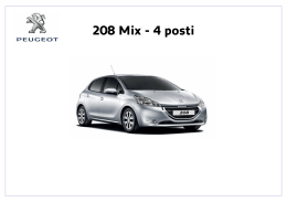 208 Mix - 4 posti - Peugeot Professional